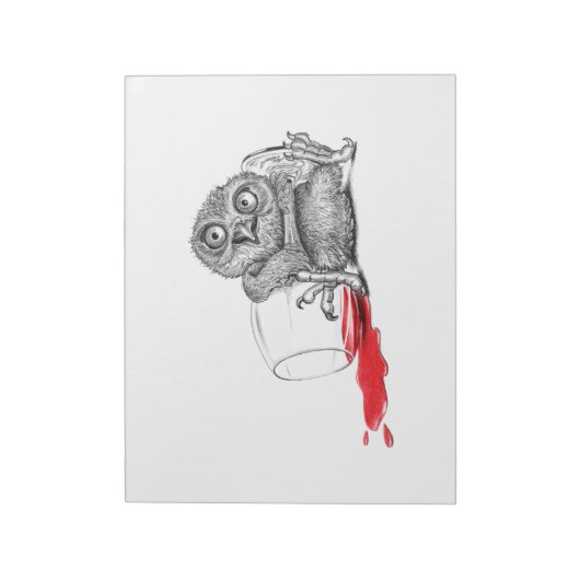 Bloc-note Tipsy Owl (Tourné)