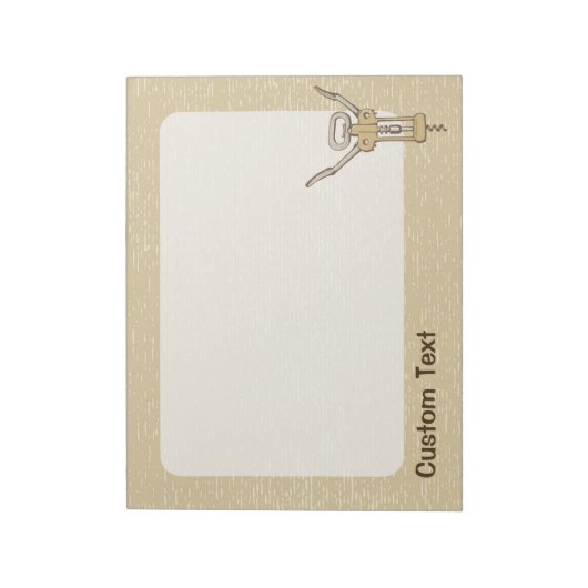 Bloc-note Tire-bouchon (Tourné)