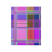 Bloc-note Tissu Couleurs Carrés (Tourné)