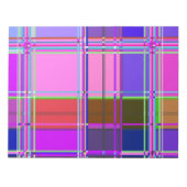 Bloc-note Tissu Couleurs Carrés (Devant)