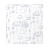 Bloc-note Toile à coudre vintage (Devant)