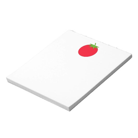 Bloc-note Tomate rouge. (Tourné)