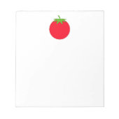 Bloc-note Tomate rouge. (Devant)