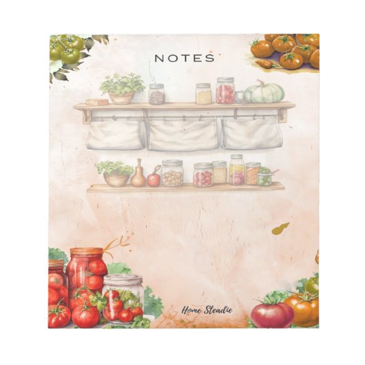 Bloc-note Tomato Paste Blank Notepad (Devant)