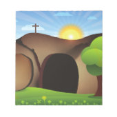Bloc-note tombeau christ (Devant)