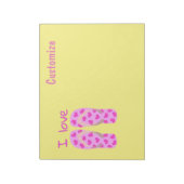 Bloc-note Tonnerre rose-tongs Thunder_Cove (Tourné)