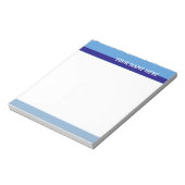 Bloc-note Tons bleus (Tourné)