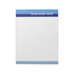 Bloc-note Tons bleus