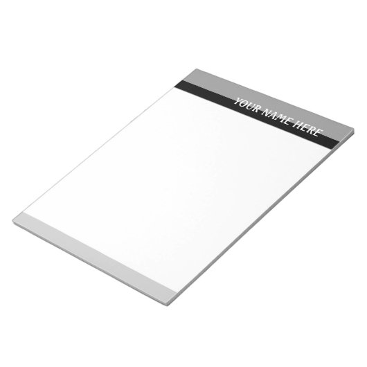 Bloc-note Tons gris (Incliné)