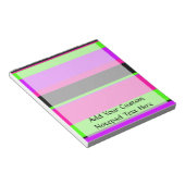 Bloc-note Tons roses chaudes et violettes Design moderne (Incliné)