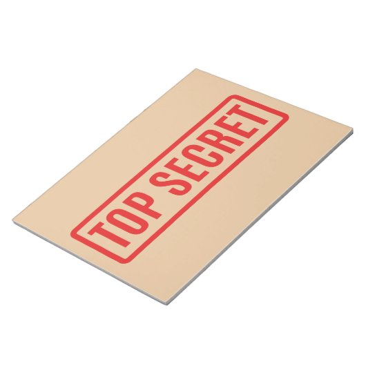 Bloc-note Top Secret (Incliné)