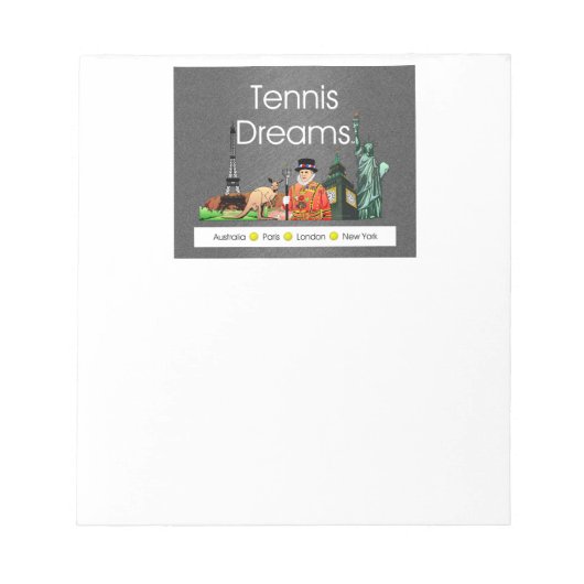 Bloc-note TOP Tennis Dreams (Devant)
