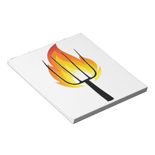 Bloc-note Torche et fourche (Incliné)