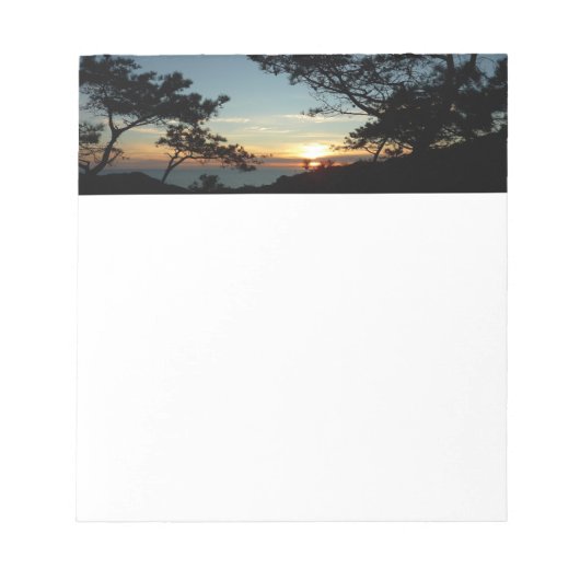 Bloc-note Torrey Pine Sunset III Paysage californien (Devant)