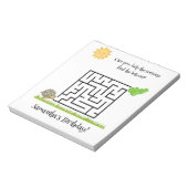 Bloc-note Tortoise trouver la laitue, le labyrinthe d'annive (Tourné)