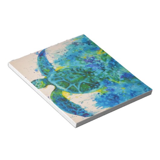 Bloc-note tortue de mer (Incliné)