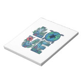 Bloc-note Tortue de mer Terre Tropical Amour (Tourné)