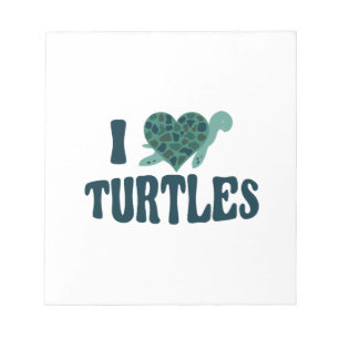 Bloc-note Tortue de mer Tortue coeur je t'aime Copie Copie