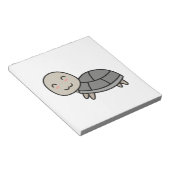 Bloc-note Tortue dessin animé animal (Incliné)