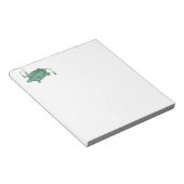 Bloc-note Tortue marine verte (Incliné)