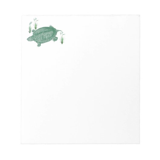 Bloc-note Tortue marine verte (Devant)