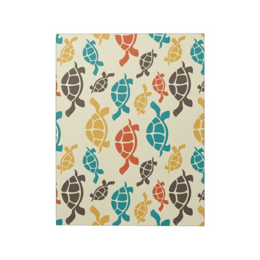 Bloc-note Tortue multicolore (Tourné)