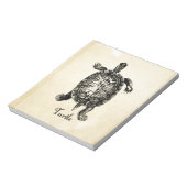 Bloc-note TORTUE vintage (Tourné)