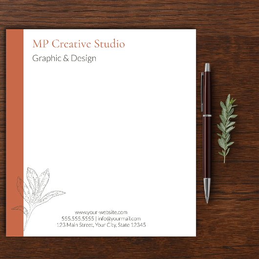 Bloc-note Toskana Rustic Elegance