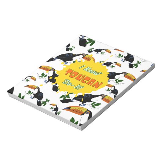 Bloc-note Toucans Tropicaux - Jungle Ludique (Tourné)