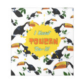 Bloc-note Toucans Tropicaux - Jungle Ludique (Devant)