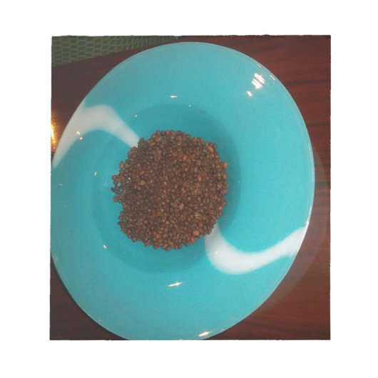 Bloc-note Touch of the Sea : A Cyan Bowl of Coffee (Devant)