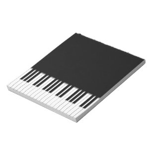Bloc-note Touches de clavier de piano