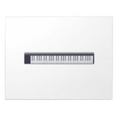 Bloc-note Touches de piano (Devant)