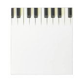 Bloc-note Touches de piano (Devant)