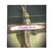 Bloc-note Toujours Aimer Inspirational Rabbit Art Design d'i (Devant)