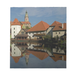 Bloc-note Tour du château, rivière Vltava, Cesky Krumlov,