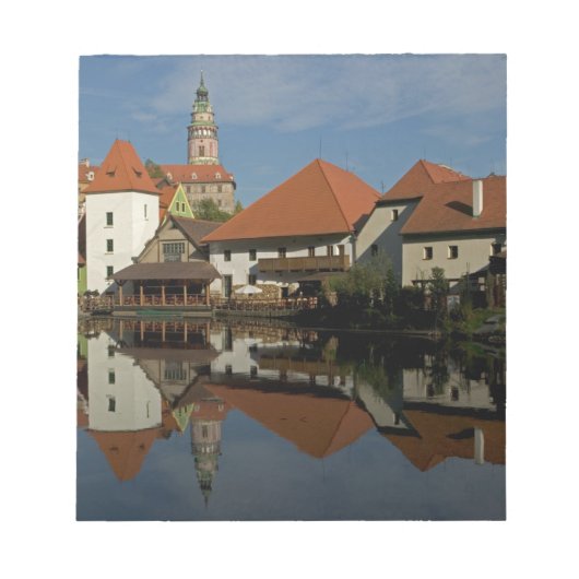 Bloc-note Tour du château, rivière Vltava, Cesky Krumlov, (Devant)