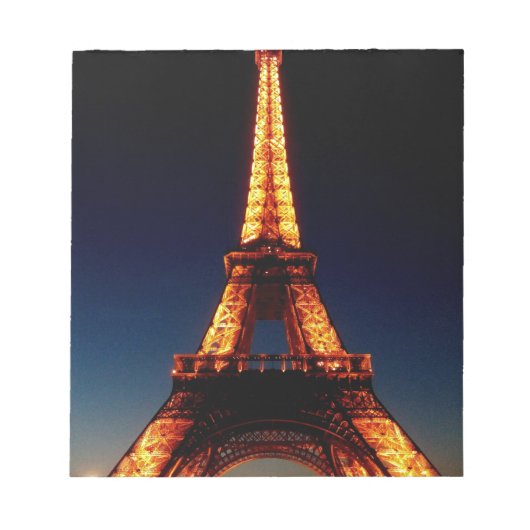 Bloc-note tour Eiffel à Paris (Devant)