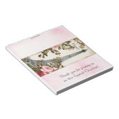 Bloc-note Tour Eiffel Paris Candy Bar Wrapper Party Favorise (Incliné)