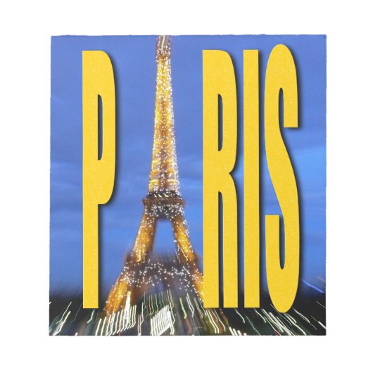 Bloc-note Tour Eiffel Paris France (Devant)