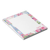 Bloc-note Tour Eiffel Paris France Floral (Incliné)