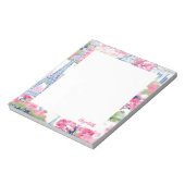 Bloc-note Tour Eiffel Paris France Floral (Tourné)