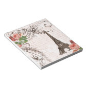 Bloc-note Tour Eiffel Rose rouge (Incliné)