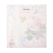 Bloc-note Tour Eiffel vintage (Devant)