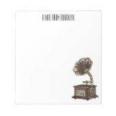 Bloc-note Tourne-disque dessin animé (Devant)