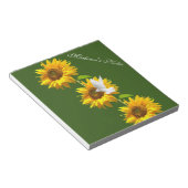 Bloc-note Tournesol Notepads, Dove Floral (Incliné)