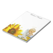 Bloc-note Tournesol Notepads, Flore Baby Angel Sky Notepad (Tourné)