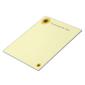 Bloc-note Tournesol personnalisé (Incliné)