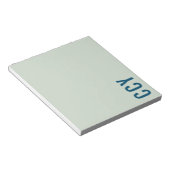 Bloc-note Tous les Casquettes Sideways Monogramme Vert Perso (Incliné)