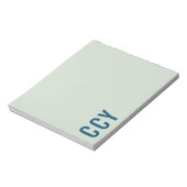 Bloc-note Tous les Casquettes Sideways Monogramme Vert Perso (Tourné)